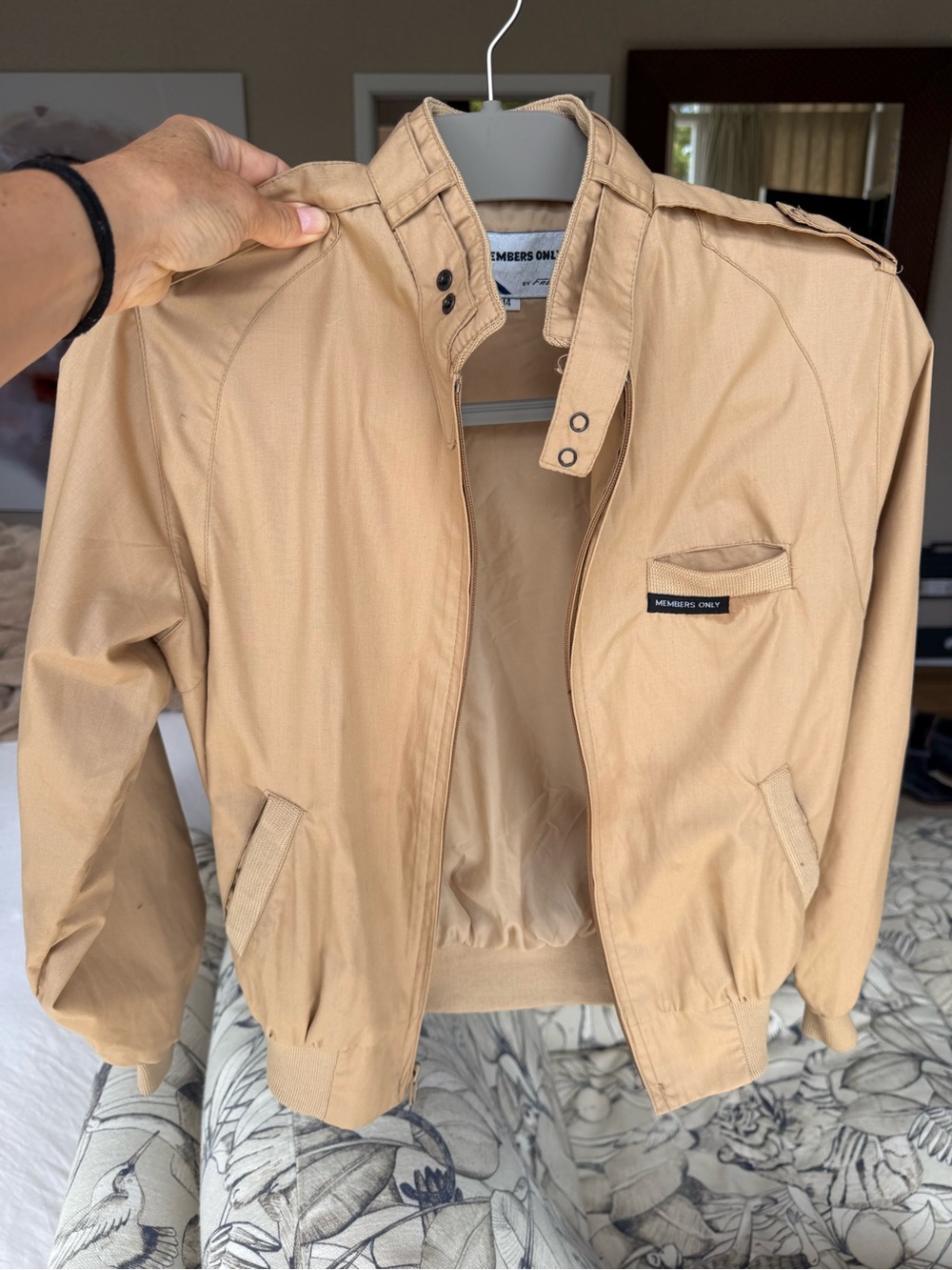 Members Only Khaki Lightweight Kids Jacket